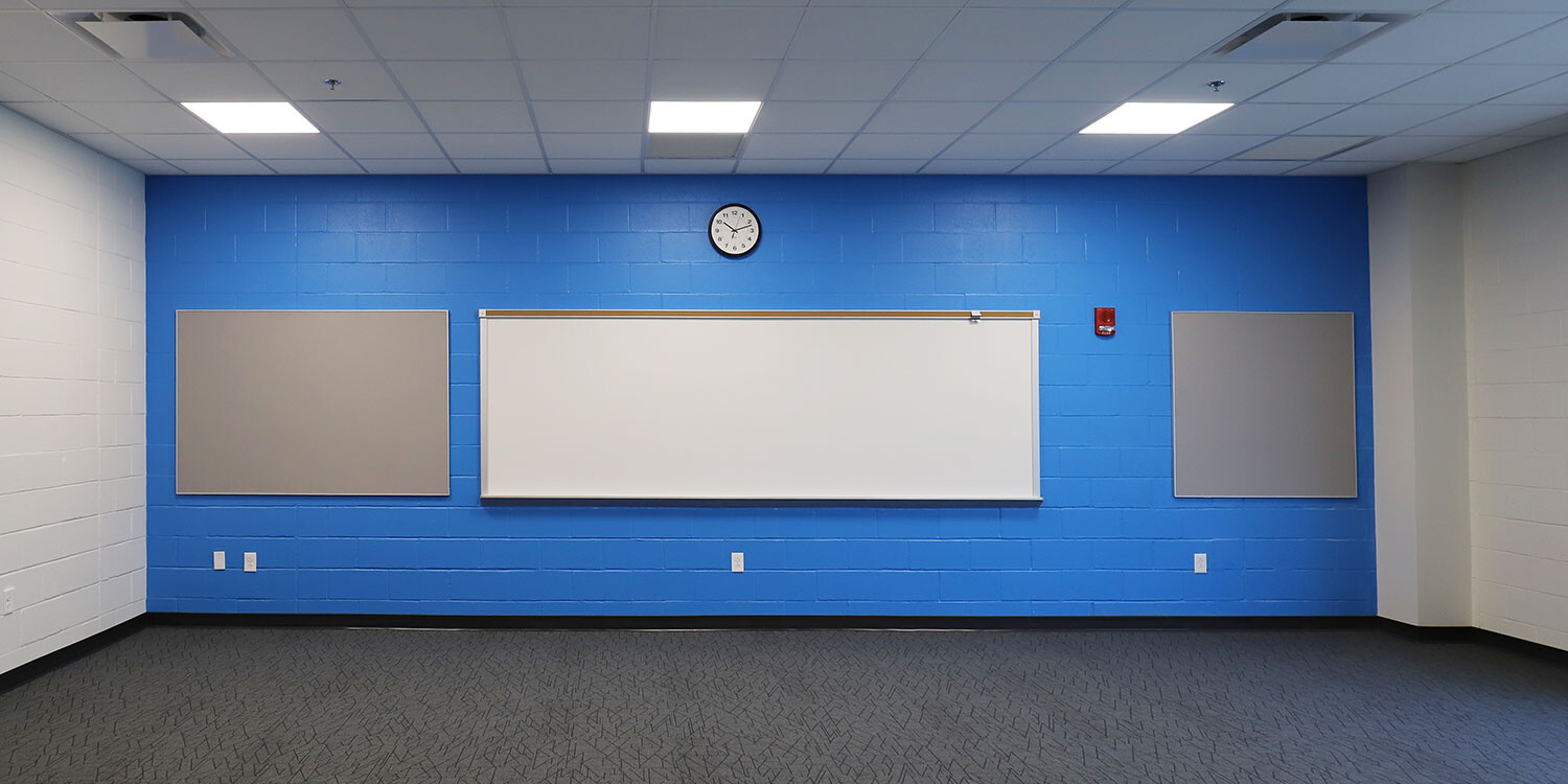 White board, classroom
